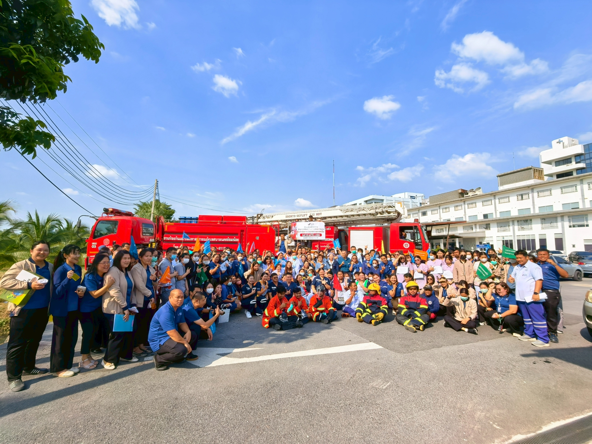 กิจกรรมซ่อมแผนอัคคีภัย นักเรียน NA รุ่นที่ 48